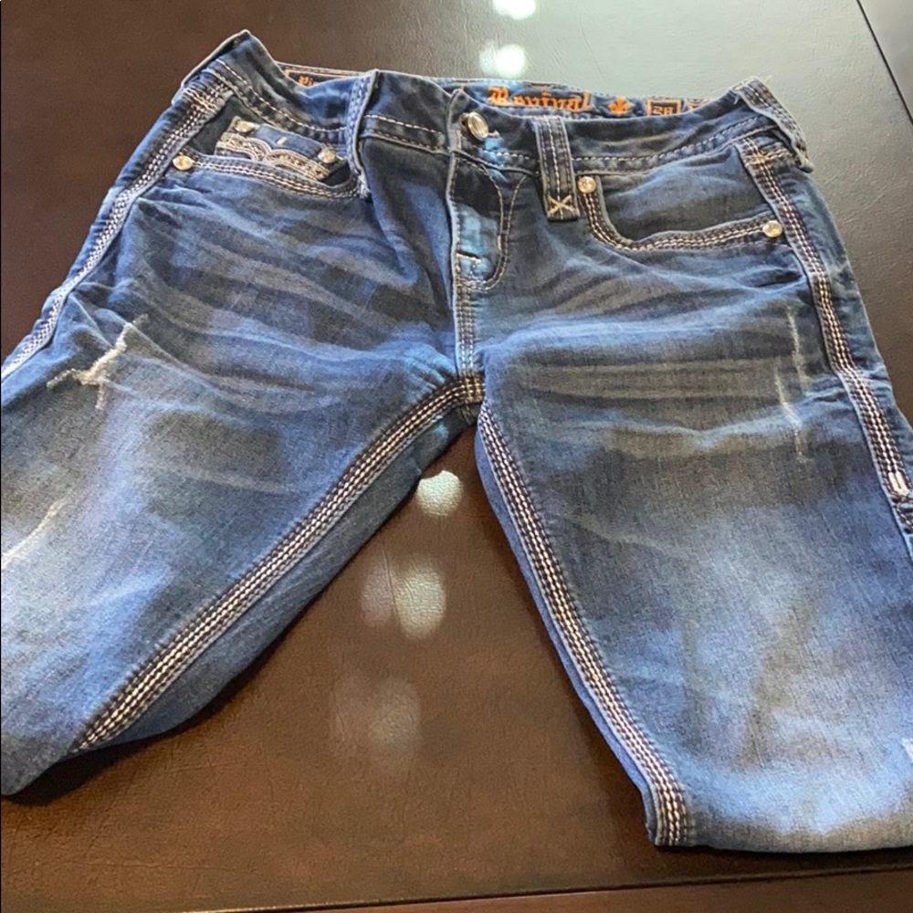 Rock revival skinny jeans 28